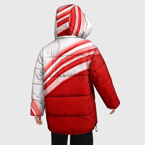 Женская зимняя куртка Россия: красная волна / 3D-Красный – фото 4