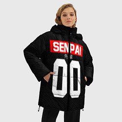 Куртка зимняя женская Senpai 00: Black Style, цвет: 3D-черный — фото 2
