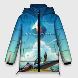 Куртка зимняя женская No Man’s Sky: Atlas Rises, цвет: 3D-светло-серый