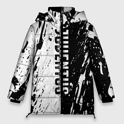 Куртка зимняя женская JUVENTUS BIANCONERI, цвет: 3D-черный
