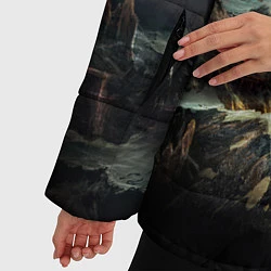 Куртка зимняя женская TES: Dragon Flame, цвет: 3D-черный — фото 2