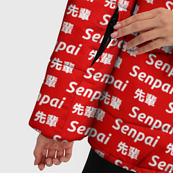 Куртка зимняя женская Senpai Pattern, цвет: 3D-черный — фото 2