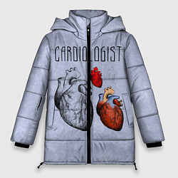 Куртка зимняя женская Cardiologist, цвет: 3D-черный