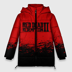 Куртка зимняя женская Red Dead Redemption II, цвет: 3D-красный