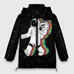 Женская зимняя куртка Космонавт с магнитофоном