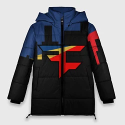 Куртка зимняя женская FaZe Clan: Night City, цвет: 3D-черный