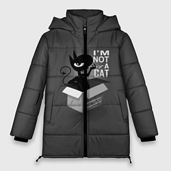 Куртка зимняя женская Im not a Cat, цвет: 3D-черный