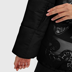 Куртка зимняя женская Бульдог-байкер, цвет: 3D-светло-серый — фото 2