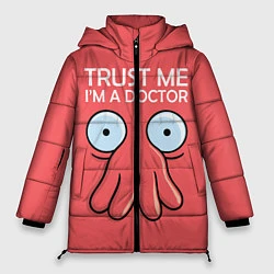 Куртка зимняя женская Trust Me I'm a Doctor, цвет: 3D-светло-серый