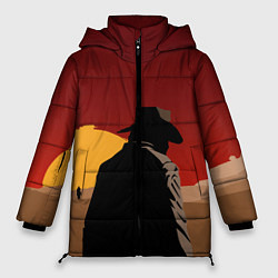 Куртка зимняя женская RDR 2: Dark Man, цвет: 3D-черный