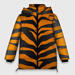 Куртка зимняя женская Шкура тигра, цвет: 3D-светло-серый