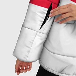 Куртка зимняя женская AC Milan: White Form, цвет: 3D-светло-серый — фото 2