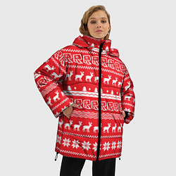 Куртка зимняя женская Roblox: NY Pattern, цвет: 3D-черный — фото 2