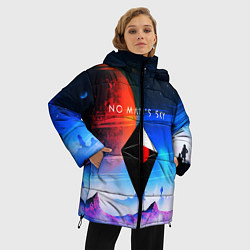 Куртка зимняя женская No Man's Sky: Galaxy, цвет: 3D-черный — фото 2