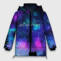 Куртка зимняя женская No Man's Sky: Space Vision, цвет: 3D-красный