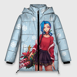 Куртка зимняя женская New Year Jinx, цвет: 3D-красный