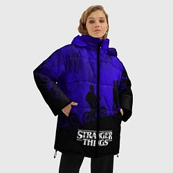 Куртка зимняя женская Stranger Things: Moon Biker, цвет: 3D-черный — фото 2