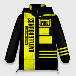 Куртка зимняя женская PUBG: Yellow Lifestyle, цвет: 3D-черный