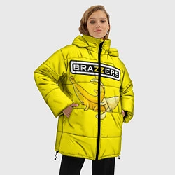 Куртка зимняя женская Brazzers: Yellow Banana, цвет: 3D-черный — фото 2