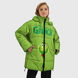 Куртка зимняя женская The Grinch, цвет: 3D-черный — фото 2