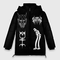 Куртка зимняя женская Ghostemane: Mercury Sign, цвет: 3D-черный