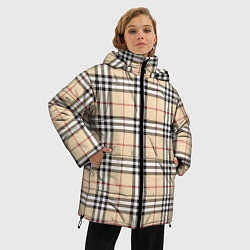 Куртка зимняя женская Nova check, цвет: 3D-черный — фото 2