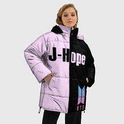 Куртка зимняя женская BTS J-hope, цвет: 3D-черный — фото 2