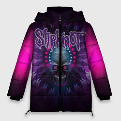 Женская зимняя куртка Slipknot: Neon Skull