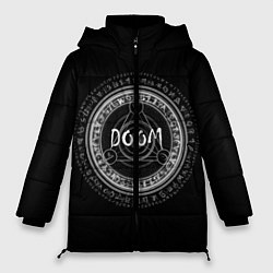 Куртка зимняя женская DOOM: Pentagram, цвет: 3D-черный