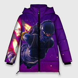 Куртка зимняя женская Fortnite: Cyborg Fly, цвет: 3D-черный