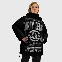 Куртка зимняя женская AC/DC: Dirty Deeds, цвет: 3D-черный — фото 2