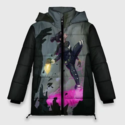 Куртка зимняя женская Apex Legends: Wraith, цвет: 3D-красный