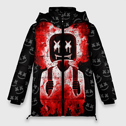 Куртка зимняя женская Marshmello: Blooded DJ, цвет: 3D-черный
