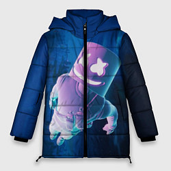 Куртка зимняя женская Marshmello Effect, цвет: 3D-черный