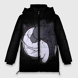 Куртка зимняя женская Night Fury: Yin Yang, цвет: 3D-светло-серый