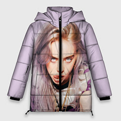 Куртка зимняя женская Billie Eilish: Six Feet Under, цвет: 3D-черный