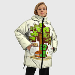 Куртка зимняя женская Forest Creeper, цвет: 3D-черный — фото 2