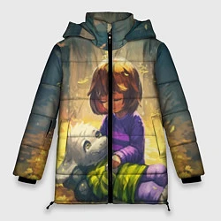 Куртка зимняя женская Фриск и Азриэль, цвет: 3D-черный