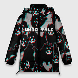 Куртка зимняя женская Undertale, цвет: 3D-черный