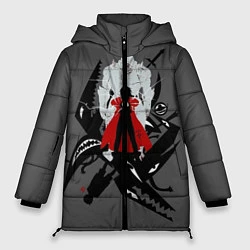 Куртка зимняя женская Стальной алхимик, цвет: 3D-черный