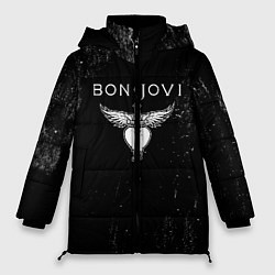 Куртка зимняя женская Bon Jovi, цвет: 3D-красный