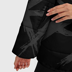 Куртка зимняя женская Сектор Газа - ХОЙ, цвет: 3D-черный — фото 2