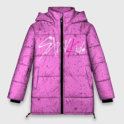 Куртка зимняя женская STRAY KIDS АВТОГРАФЫ, цвет: 3D-черный