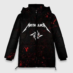 Куртка зимняя женская METALLICA, цвет: 3D-черный