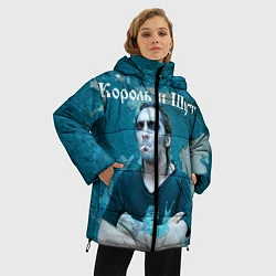 Куртка зимняя женская Король и Шут Анархия спина, цвет: 3D-черный — фото 2