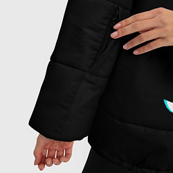 Куртка зимняя женская SENPAI GLITCH, цвет: 3D-черный — фото 2