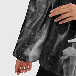 Куртка зимняя женская L letter flame gray, цвет: 3D-черный — фото 2