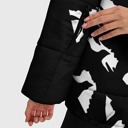 Куртка зимняя женская L letter bird, цвет: 3D-черный — фото 2