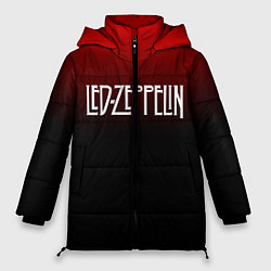 Куртка зимняя женская Led Zeppelin, цвет: 3D-светло-серый
