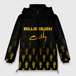 Куртка зимняя женская Billie Eilish: Yellow & Black Autograph, цвет: 3D-черный